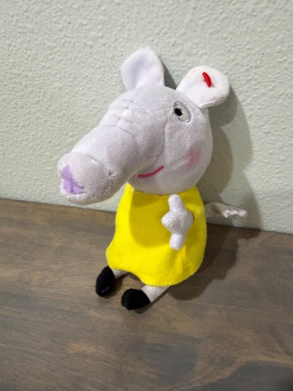Ty Beanie Baby Emily Elephant Plush Toy Stuffed Animal from Peppa Pig Missing Ha